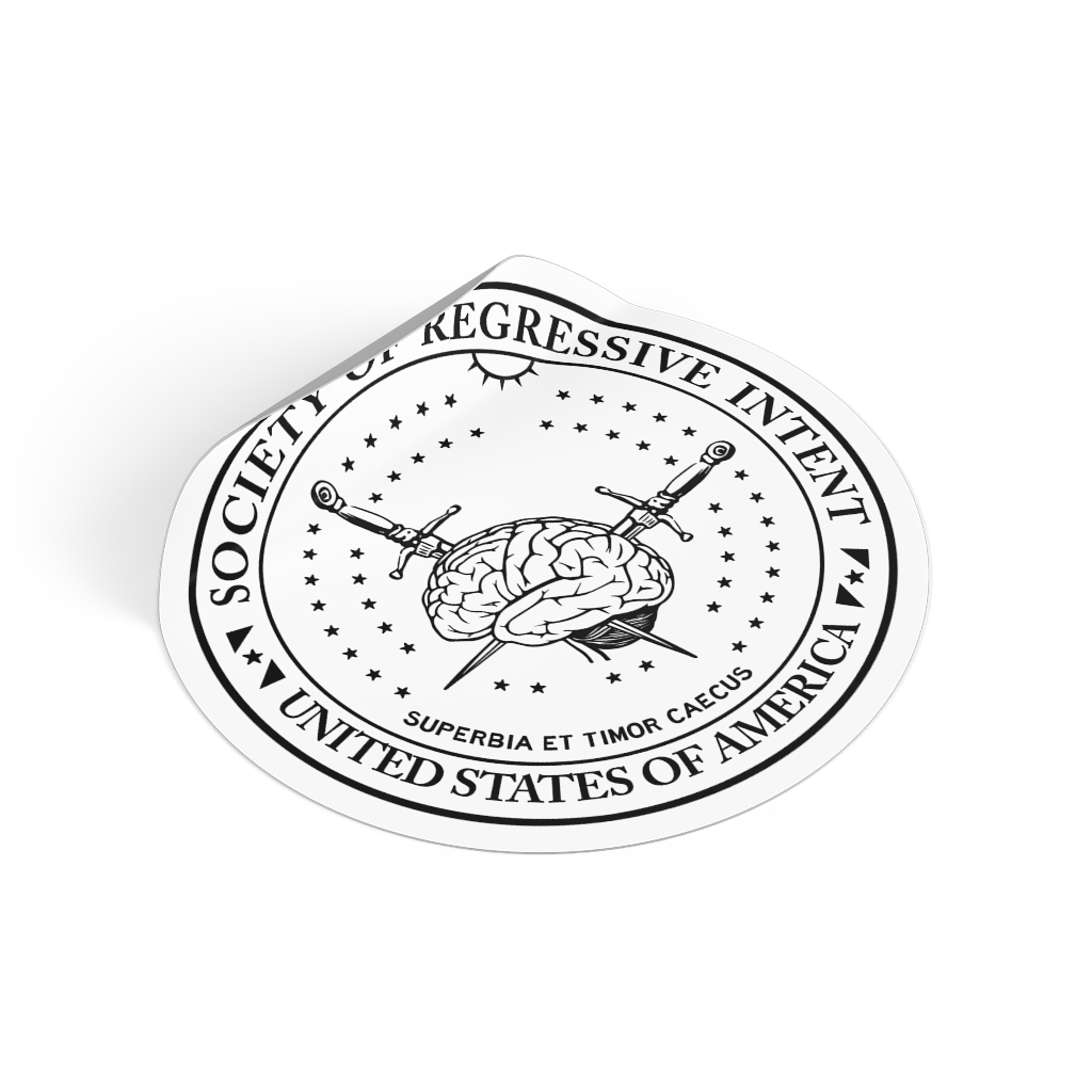 Society of Regressive Intent U.S. Seal Stickers - Image 6