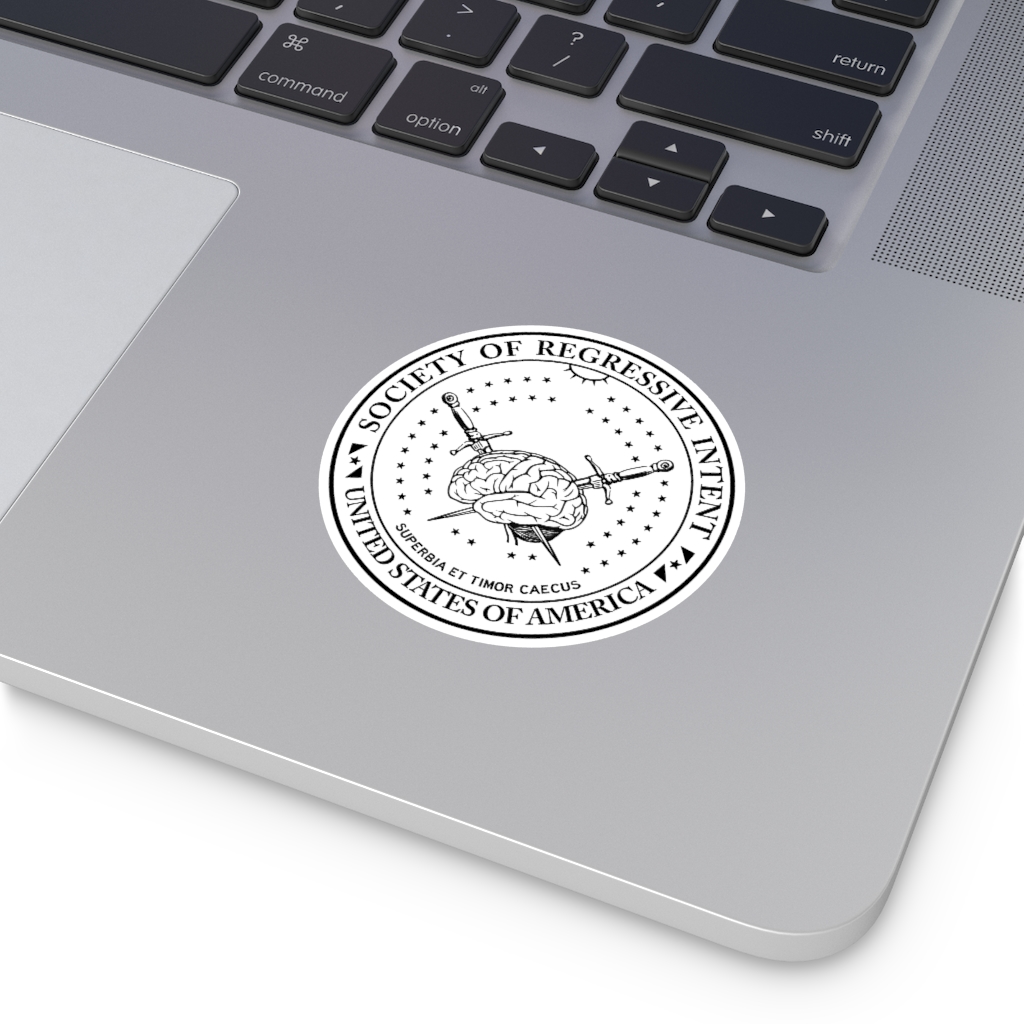 Society of Regressive Intent U.S. Seal Stickers - Image 4