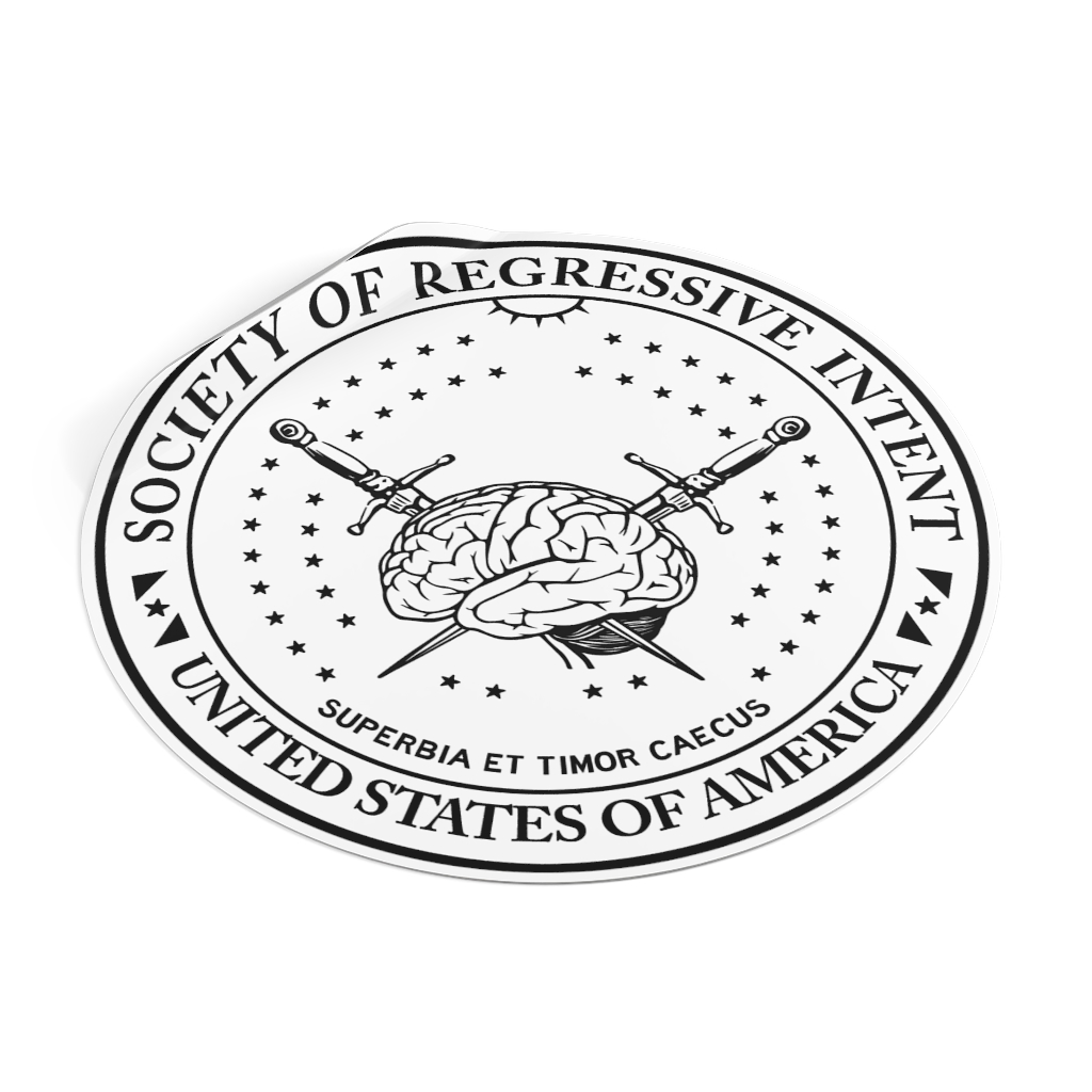 Society of Regressive Intent U.S. Seal Stickers - Image 10