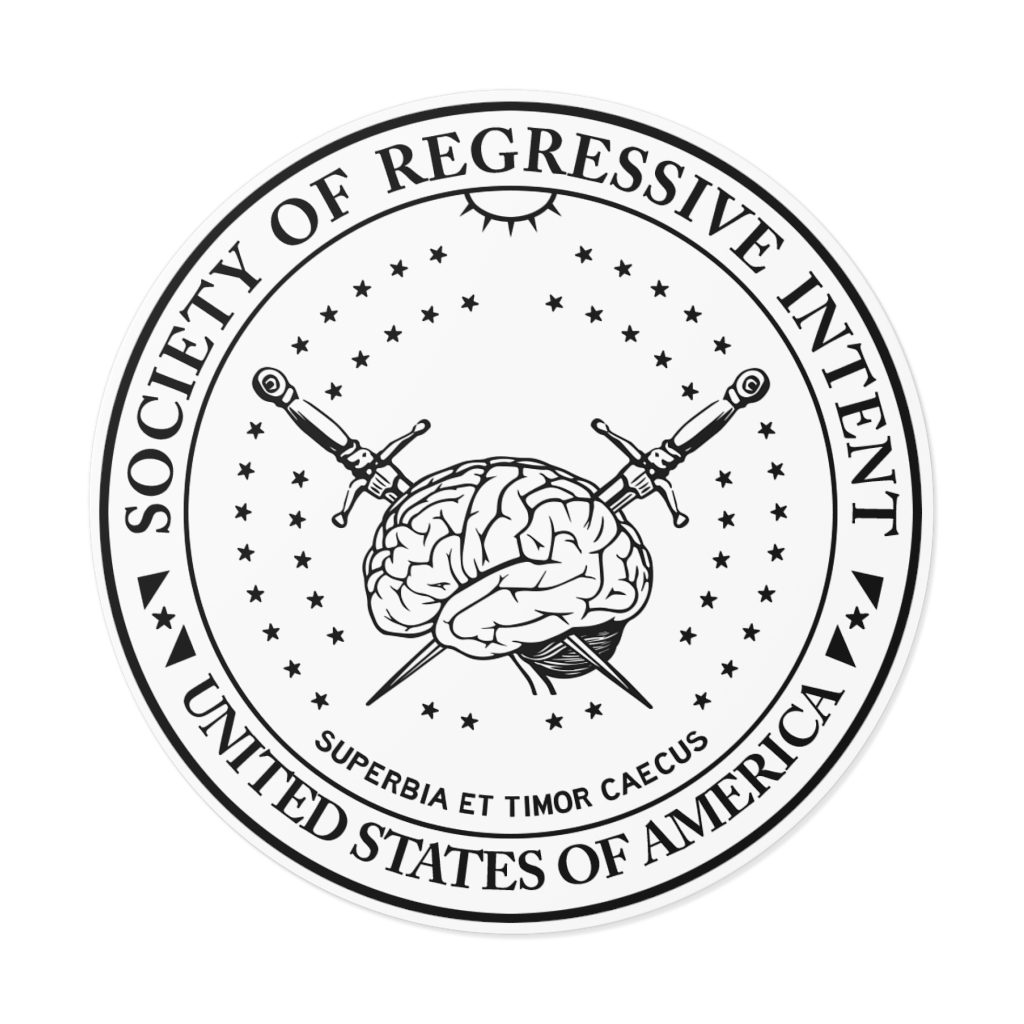 Society of Regressive Intent U.S. Seal Stickers - Image 9