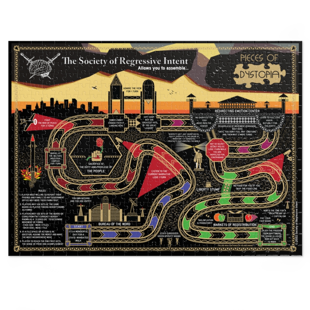 Pieces of Dystopia a Jigsaw Board Game (500-Piece) - Image 2