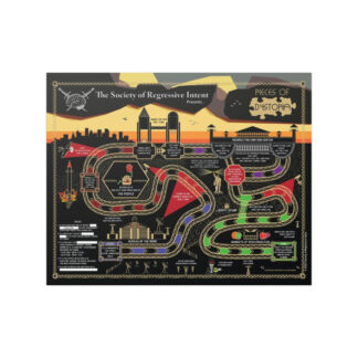 Pieces of Dystopia Satin Poster (20 by 16in.)